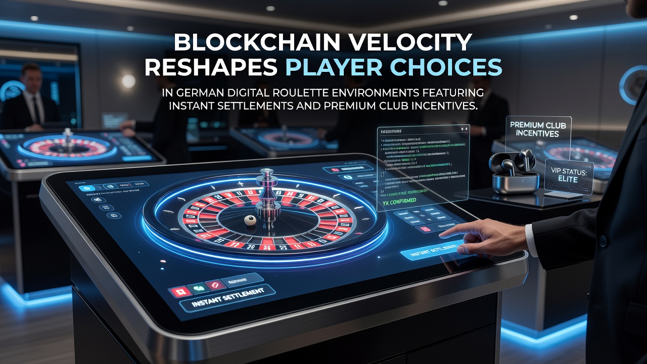 Blockchain-Netzwerk mit schnellen Transaktionen in einem deutschen Roulette-Setting