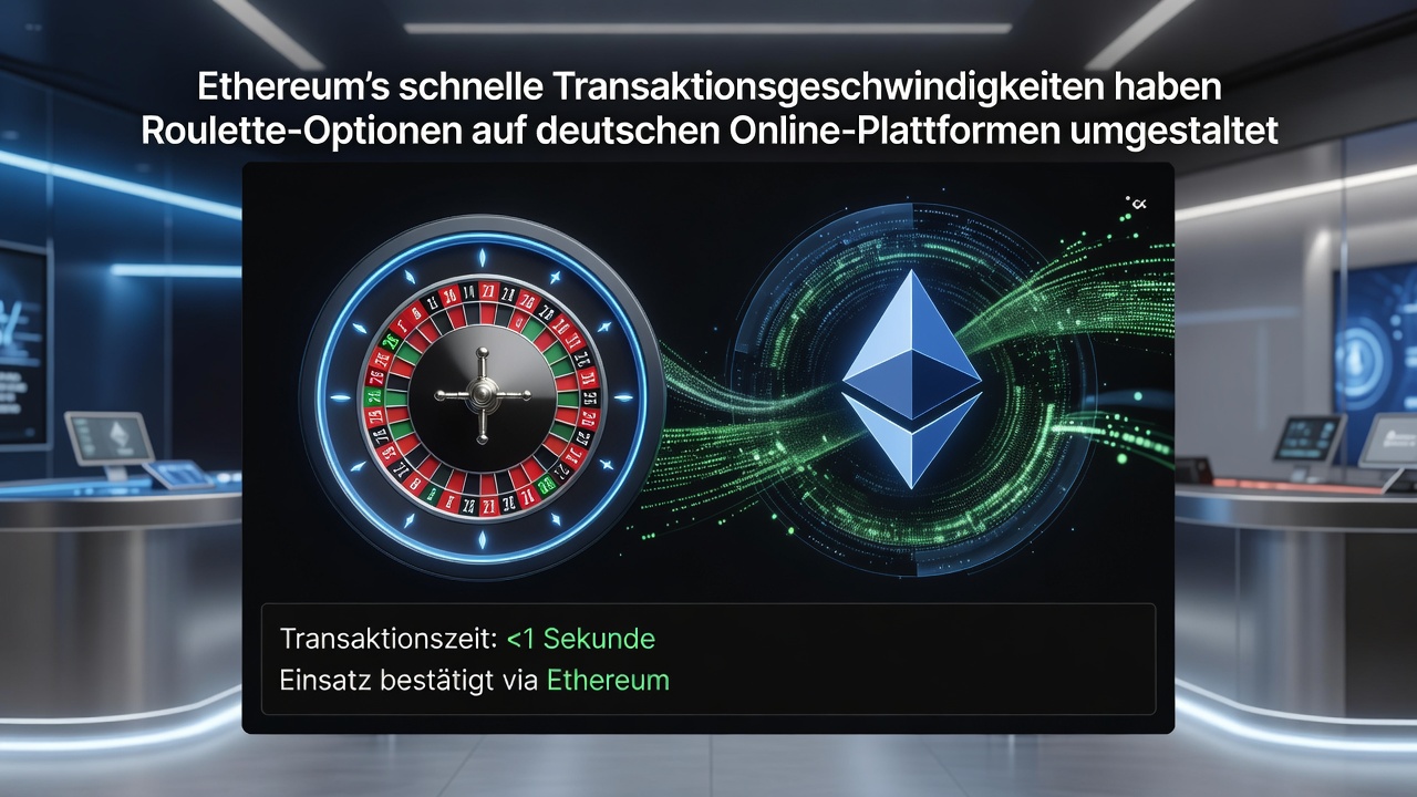 Schnelle Ethereum-Einzahlungen fördern den Übergang zu Live-Roulette-Sessions ohne Verzögerungen auf deutschen Casinos