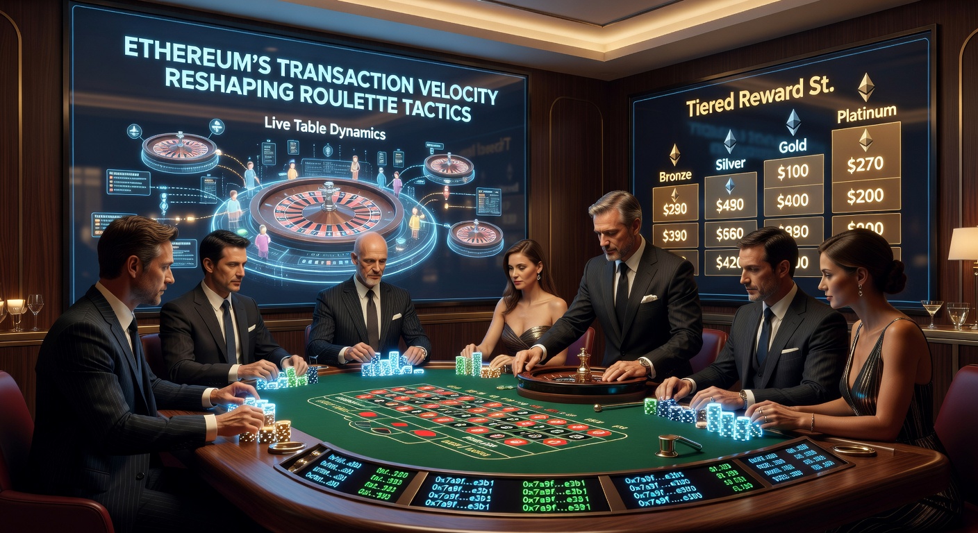 Live-Tisch-Dynamik und gestaffelte Belohnungen bei Ethereum-Roulette