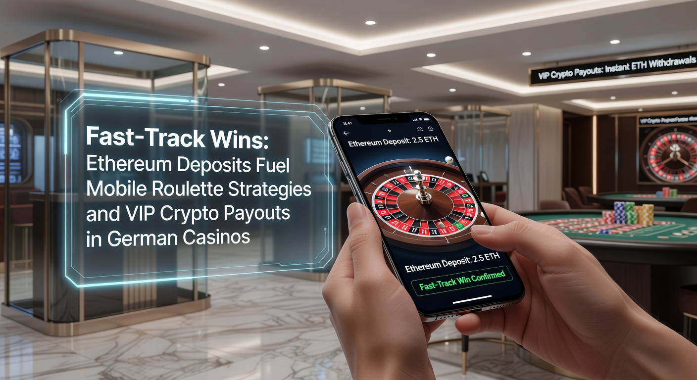 Ethereum-Transaktionen auf einem Smartphone neben einem virtuellen Roulette-Tisch in einem deutschen Online-Casino